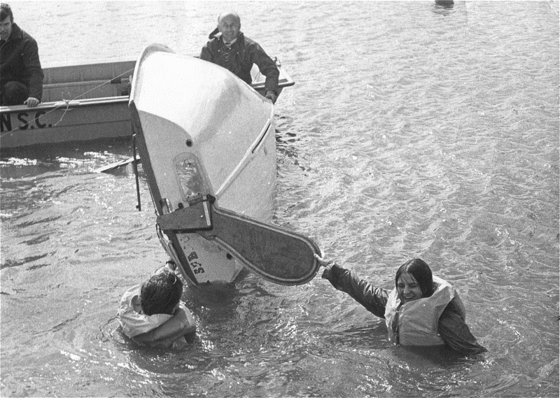 Carole now Grainger, Steve Mitchell, John Collins 1970.jpg